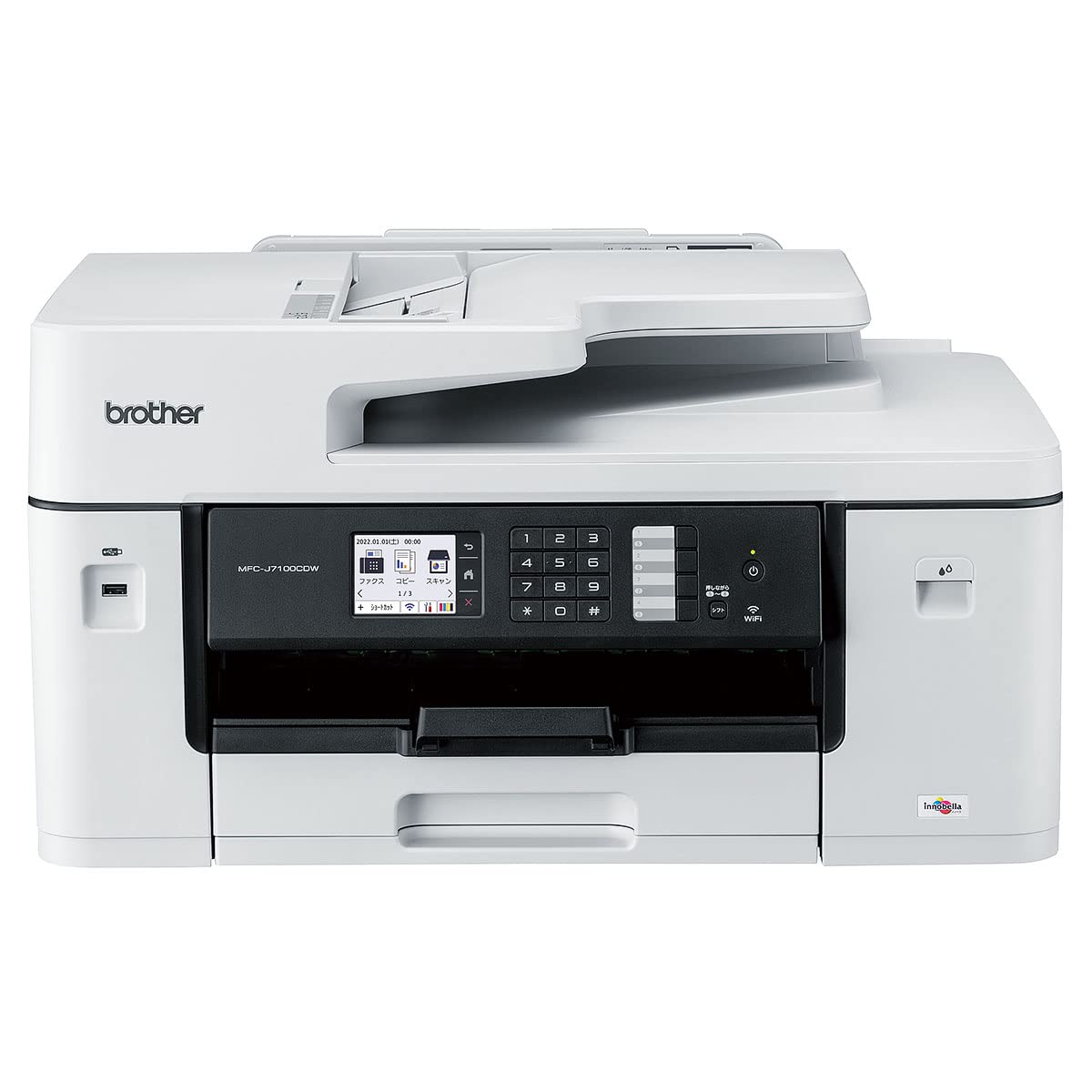 ブラザー プリンター A3インクジェット複合機 MFC-J7100CDW (FAX/ADF/30万ページ耐久/自動両面)