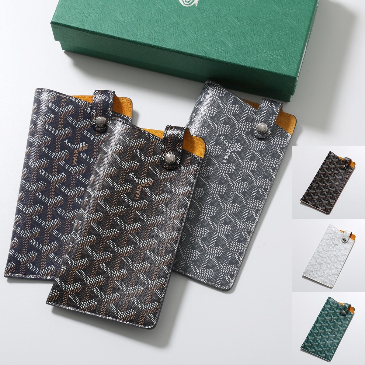 GOYARD ゴヤール アイウェアケース MONTMARTRE GM モンマルトル ラージモデル メンズ グラスケース めがね 眼鏡 カラー6色