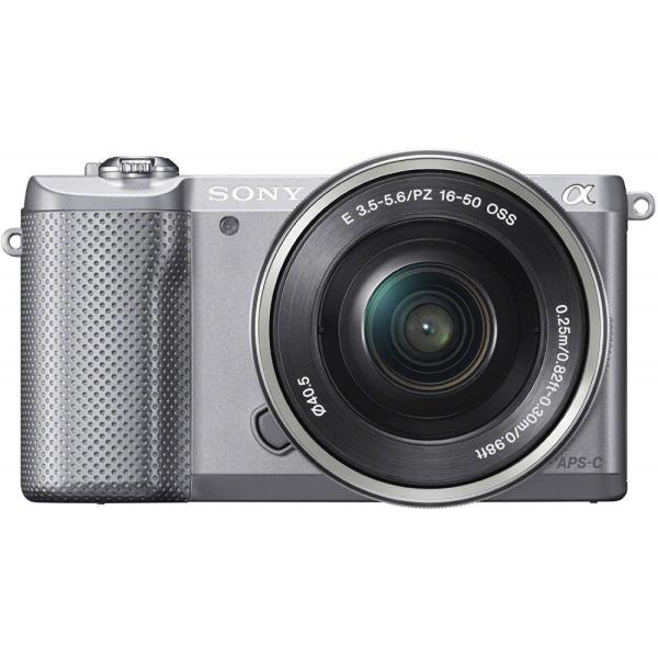 【中古】ソニー SONY α5000 パワーズームレンズキット シルバー SDカード付き 42,480円