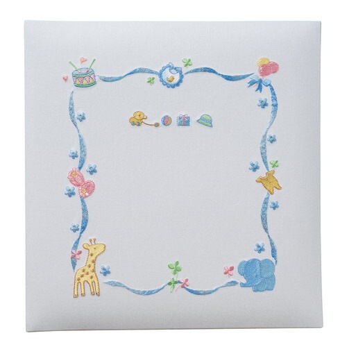 ナカバヤシ　フエルアルバム誕生用１００年台紙　ハッピーアニマル　ｱH-LB-801