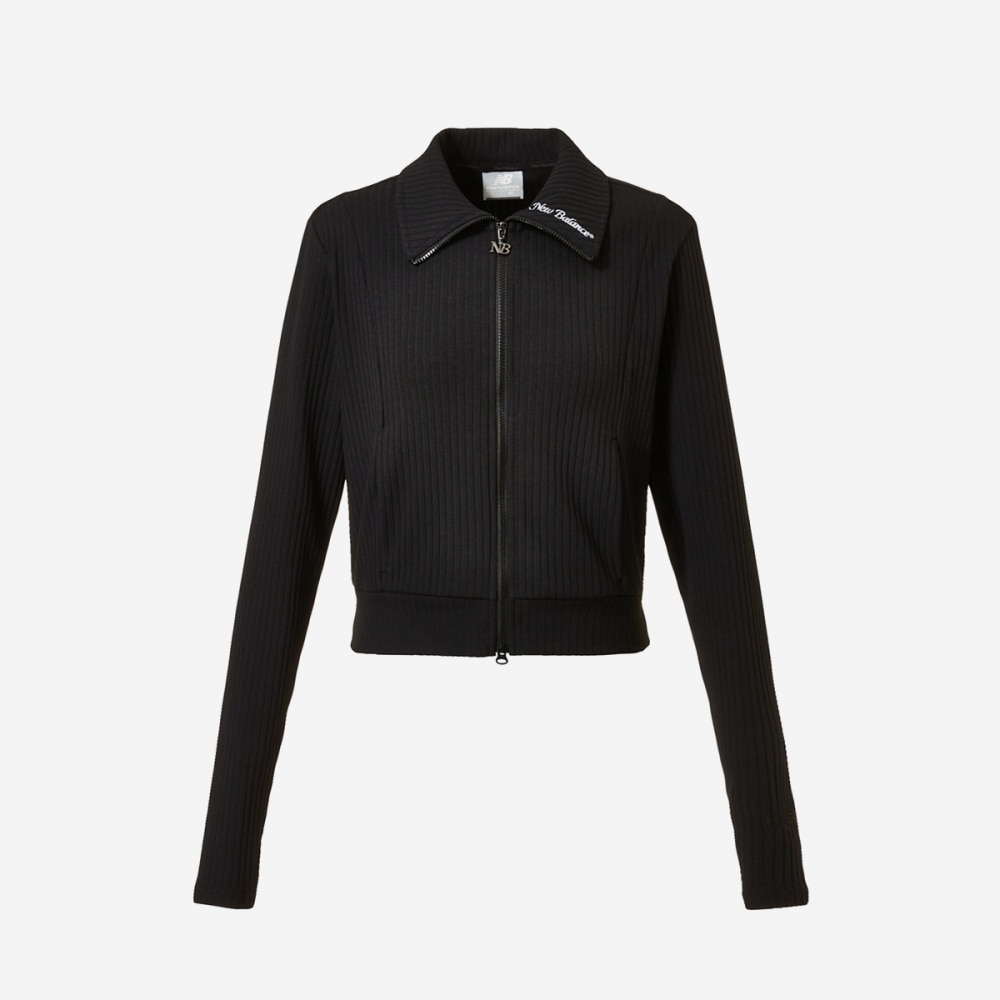 ニューバランスレディースソフトリブカラーツーウェイジップアップ (スリムフィット) NBMDEBW812-(19) ブラック 9,814円