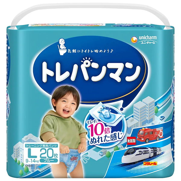 Qoo10] トレパンマン トレパンマン ブルー Lサイズ 9kg～