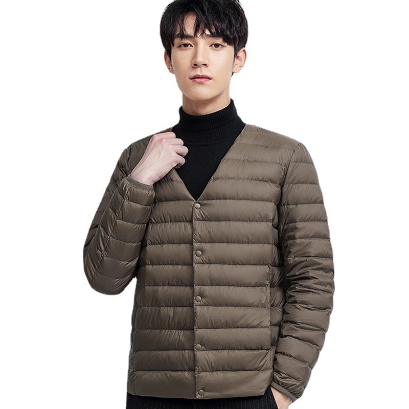 大人の魅力 ダウン メンズ ダウンジャケット 軽量 防寒 コンパクト アウター ライトダウンジャケット ビジ