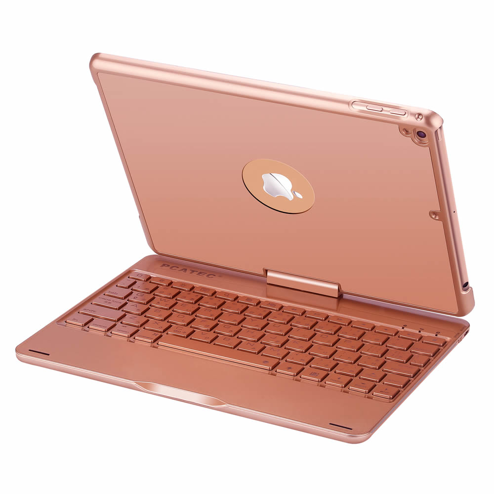 iPadキーボード 日本語配列 バックライト キーボード ワイヤレス 360度回転機能 7色LED