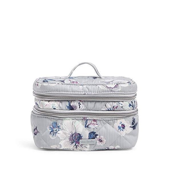 Vera Bradley Women s Performance Twill Jewelry Train Case， Park Stripe， One Size 並行輸入品 16,280円