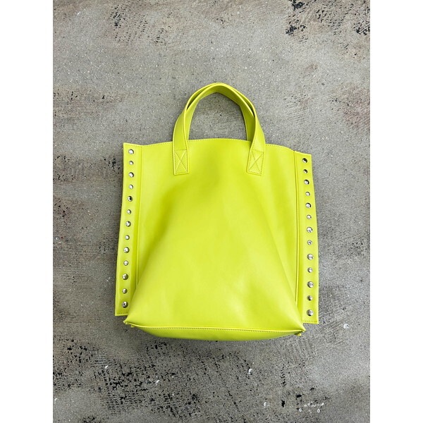 cheek rivet 2way tote C24004-52 イエロー 2WAYトートバッグ