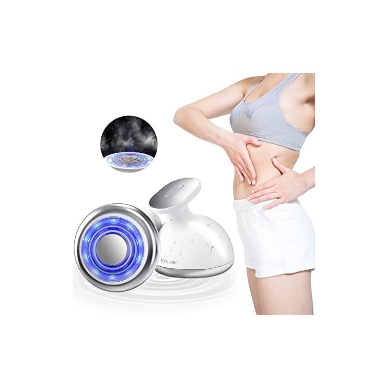 Kiboer 美顔器 RF美顔器 トータルケア フェイス ボディ 太もも 超音波 RF EMS 振動 LED搭載 1台多役 6種類モード 3段階強さ スキンケア 全身エステ IPX6防水 敬老の日 母