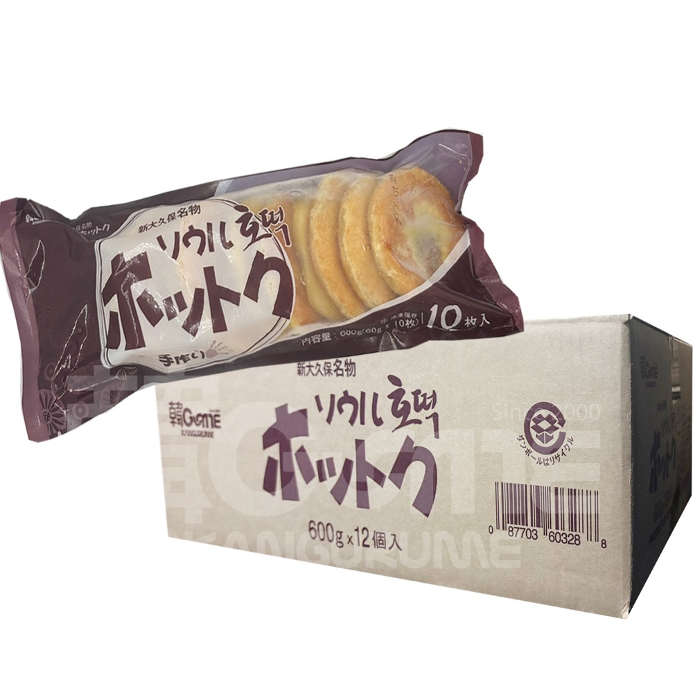 【クール代+送料無料】冷凍ソウル手作りホットク業務用10枚入【12個1BOX】 /韓国食品/韓国料理/韓国食材