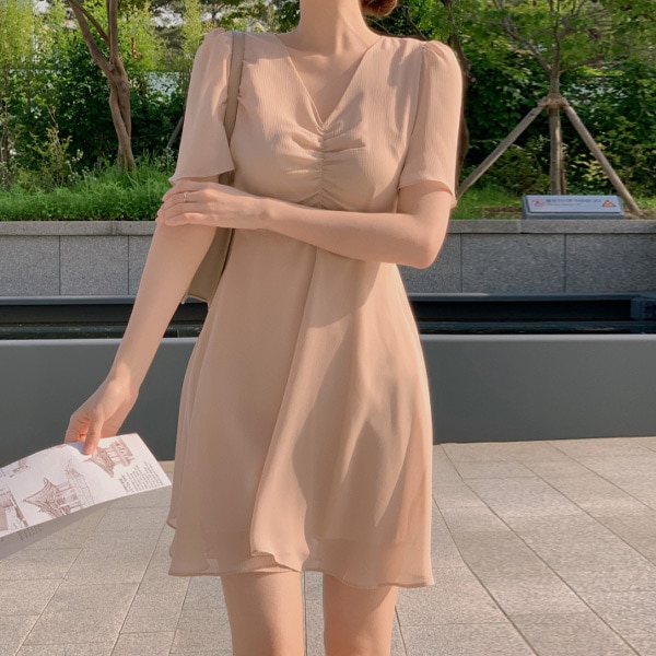 シフォンミニワンピース op15224