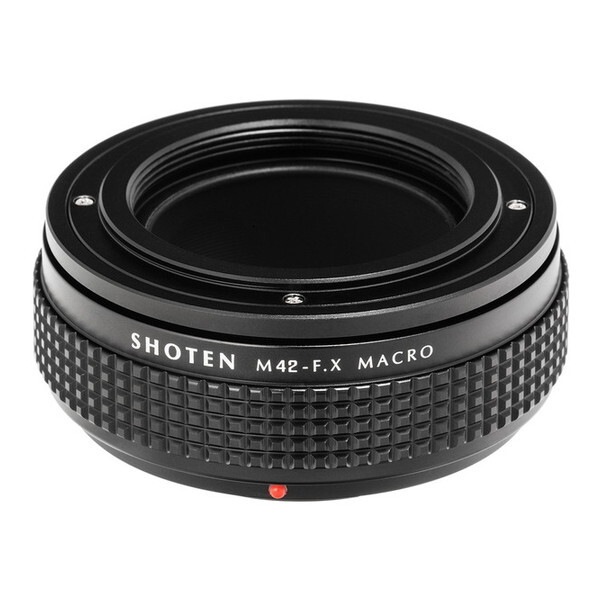 SHOTEN M42-FX M マウントアダプター (M42マウントレンズ 富士フイルムXマウント変換 ヘリコイド付き)