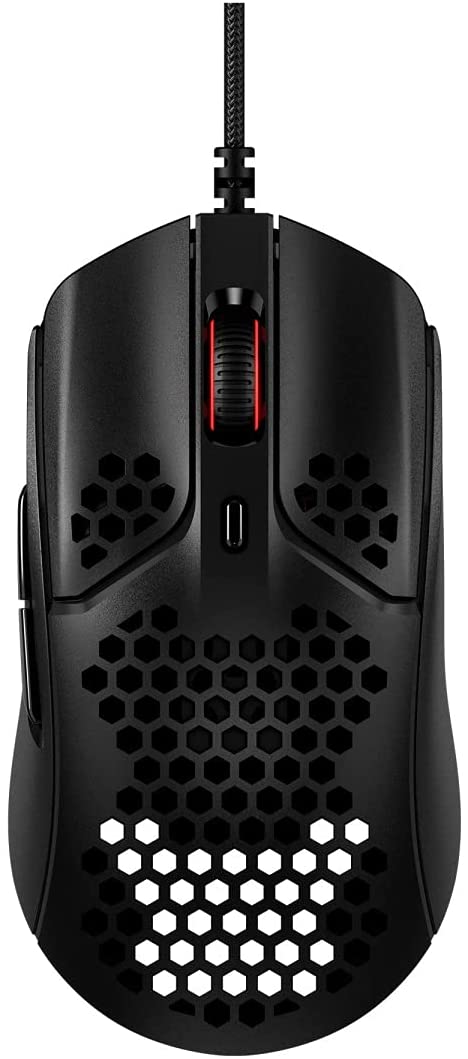 【本日限定価格】 HyperX HMSH1-A-BK/G 59グラム 超軽量六角シェルデザイン Ha