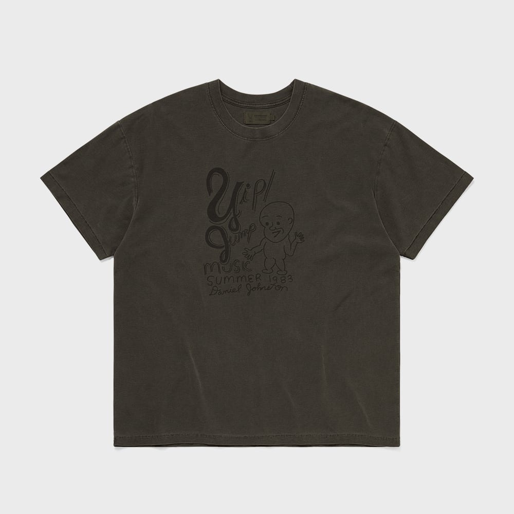 ディス・イズ・ネヴァー・ザット TNT ダニエル・ジョンストン Yip ジャンプTシャツチャコール