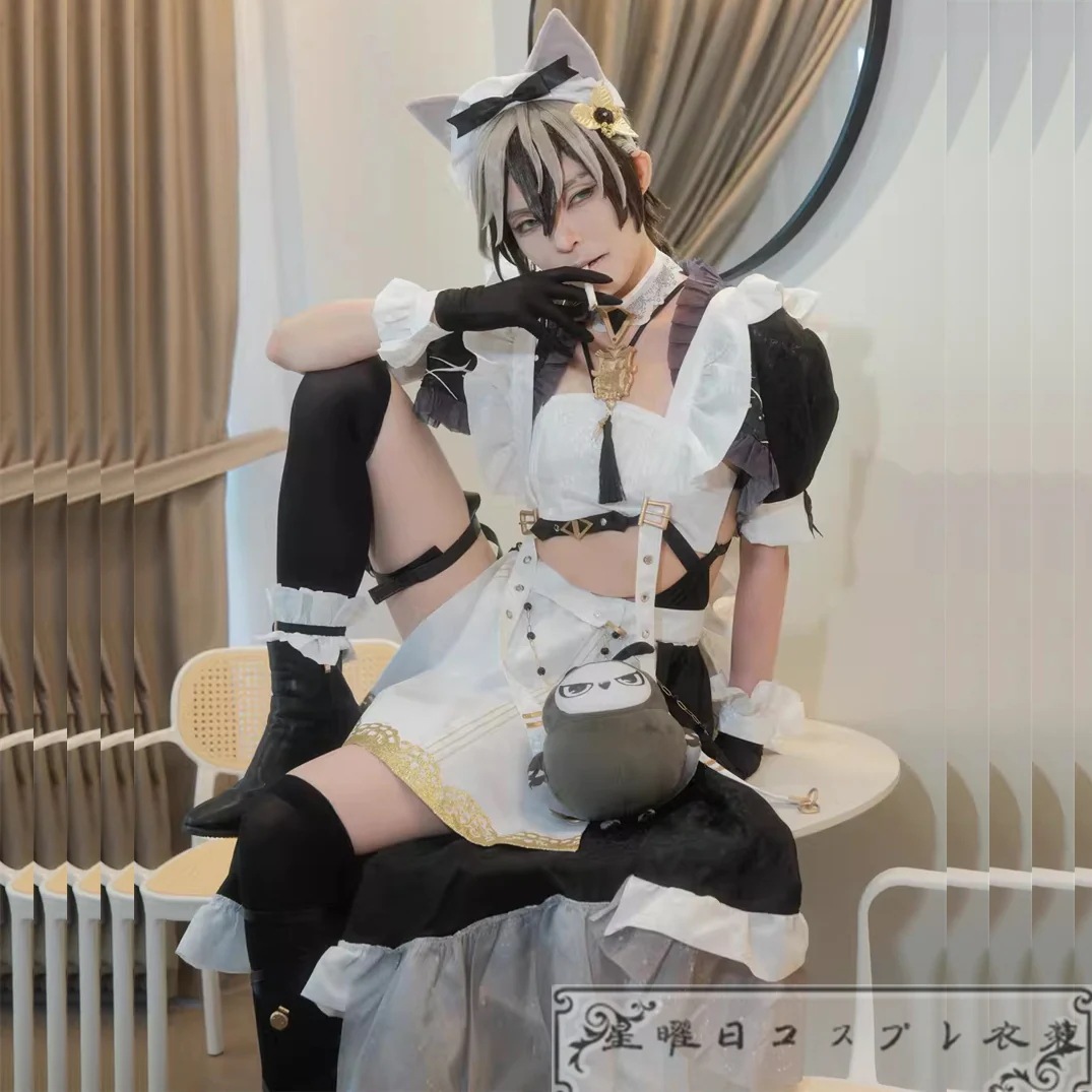 NU:カーニバル 萌え萌え きゅん 仕事にひたむき れいにゃん レイ 限定SSR メイド服 コスプレ衣装 コスチューム