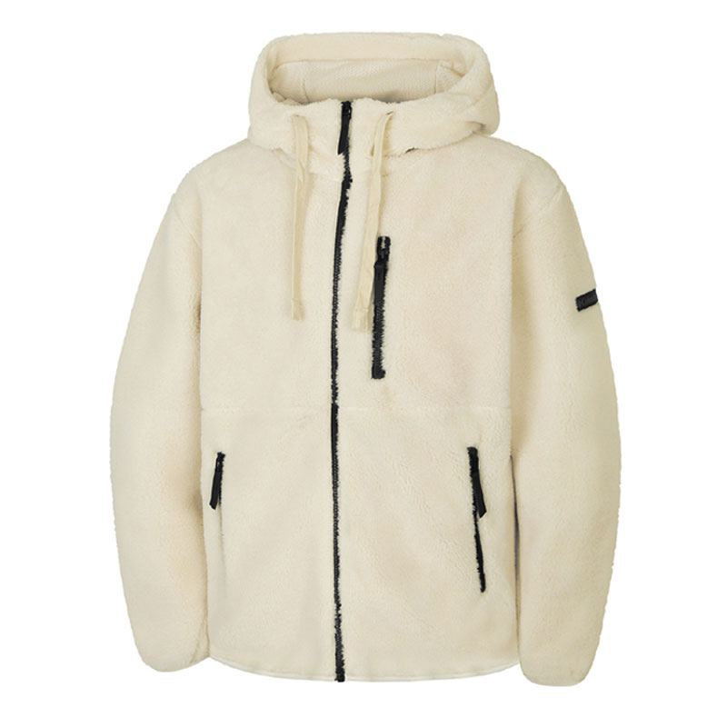 YMP327 CASUAL FLEECE HOODED JACKET ウール