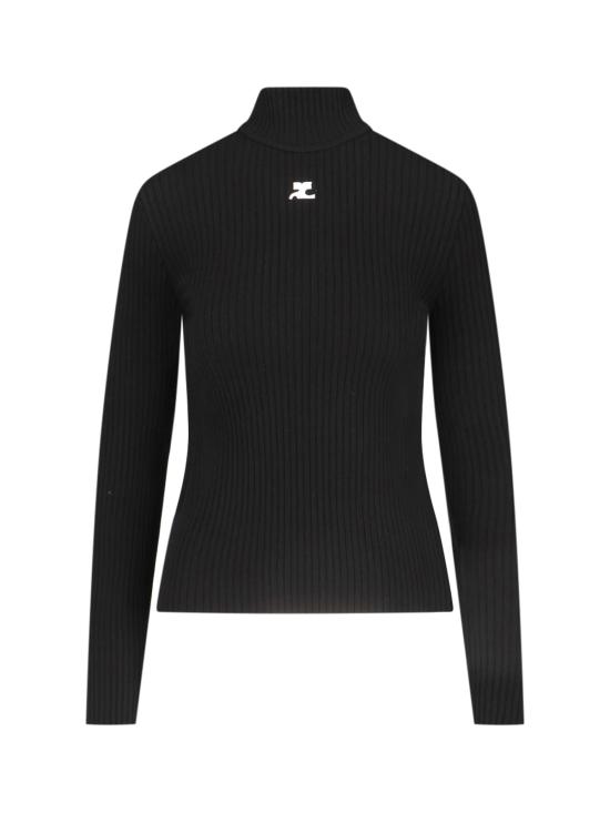 COURREGES Women Sweater PERMPU022FI0001 9999 Black
