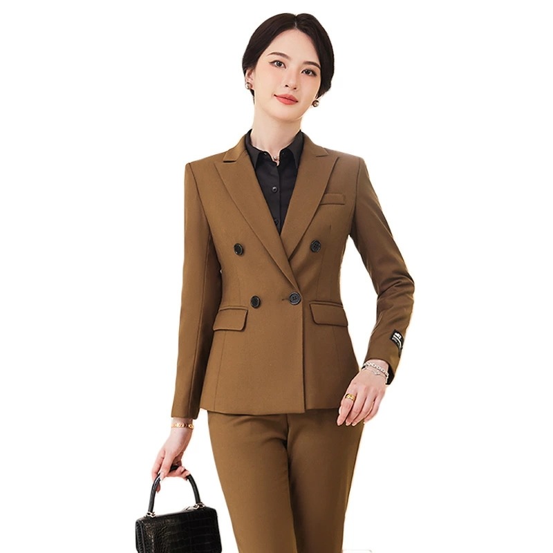 レディース スーツ コート 秋冬 ロングスリーブ スリム カジュアル 気質 仕事服