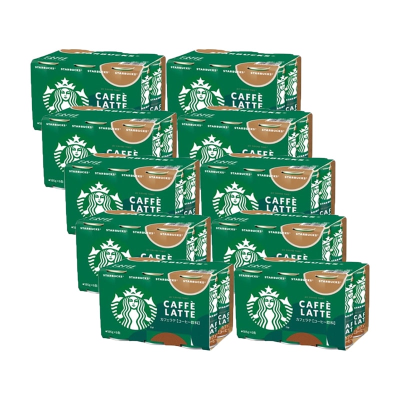 スターバックス MY COFFEE TIME カフェラテ 185g×60本 (2ケース) スタバ 缶コーヒー 珈琲
