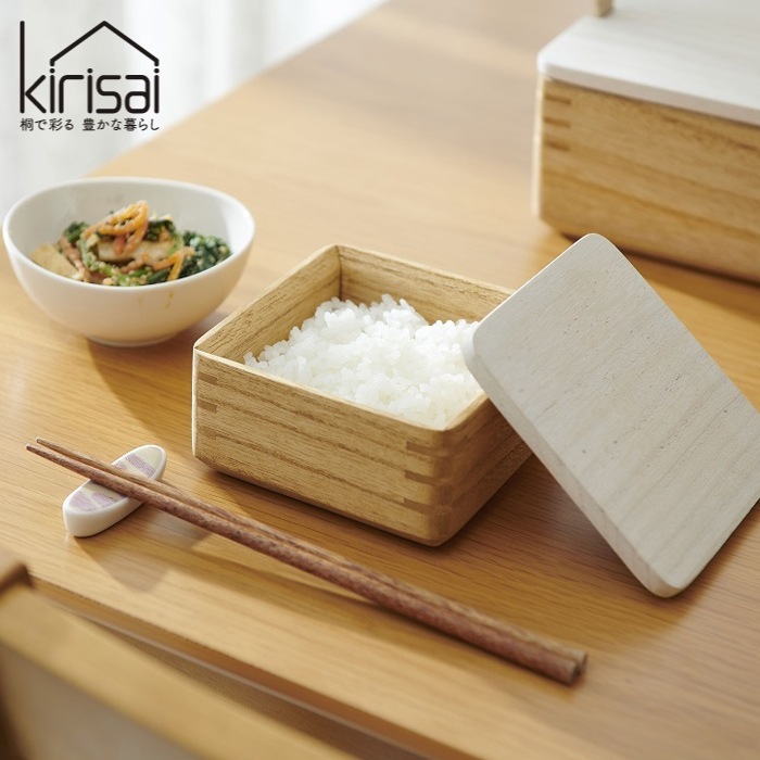 ごはん茶碗桐製桐のレンジでごはん鉢OSG-1オスマック日本製