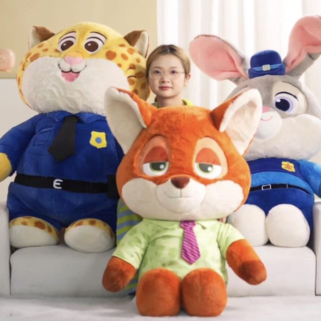 【3日出荷！公式正規品】3種類 ディズニー Zootopia judy nick ビッグ ぬいぐるみ 100cm ズートピアシリーズ ビニールぬいぐるみ ギフト プレゼント