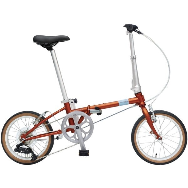 ダホンインターナショナル Boardwalk 16 フォールディングバイク Matt Terracotta 折り畳み自転車 16インチ 7段変速