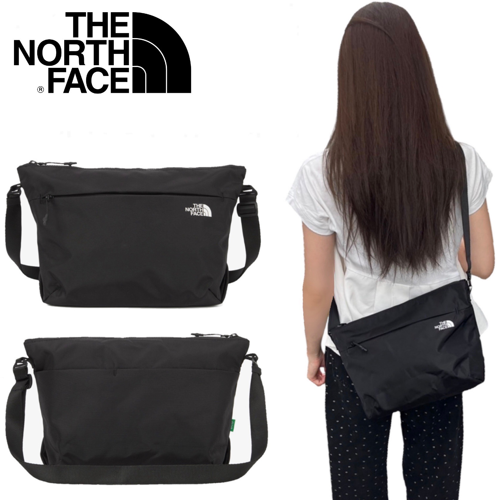 ザ ノースフェイス The North Face クロスバッグ NN2PQ61A カバン 2way ショルダーバッグ 黒 男女兼用 THE NORTH FACE SIMPLE CROSS BAG M