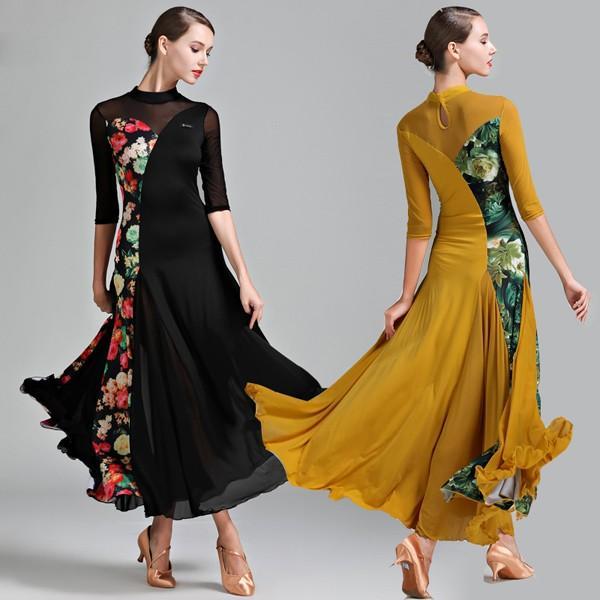 社交ダンス 衣装 モダンドレス 社交ダンスドレス ダンスウェア 練習服 インターナショナルダンス スタンダード イベントコスチューム 競技着 舞台