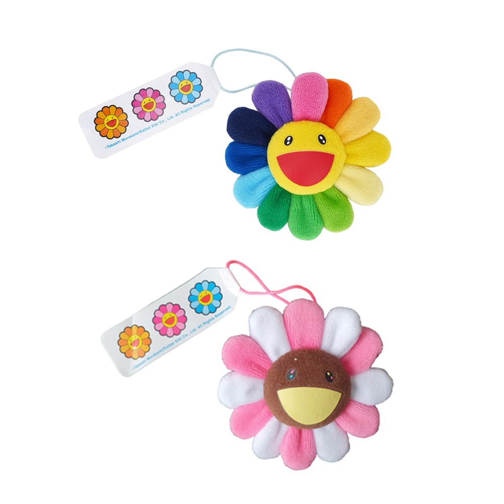 カイカイキキ フラワー キーチェーン Kaikai Kiki Flower Key Chain Rainbow G06-07 Pink&Brown G06-09 Pink G06-01
