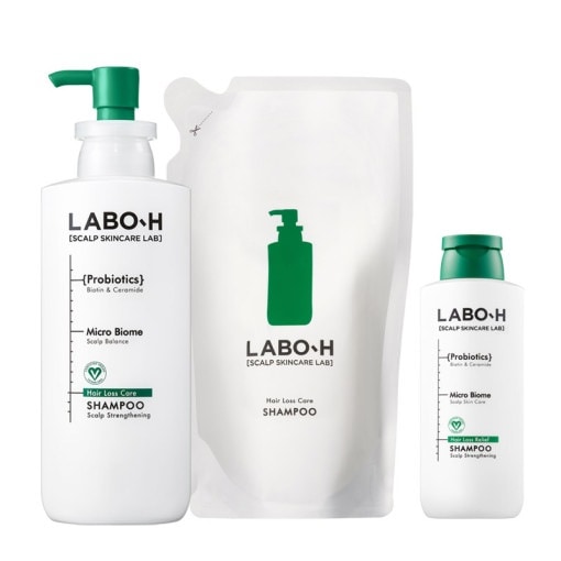 脱毛シャンプー弱酸性大容量頭皮ビーガン400ml＆400ml詰め替え＆180ml