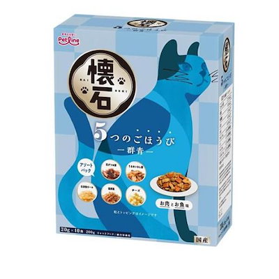 他サイト： ペットライン 懐石 5つのごほうび 群青 200g ペットの商品画像