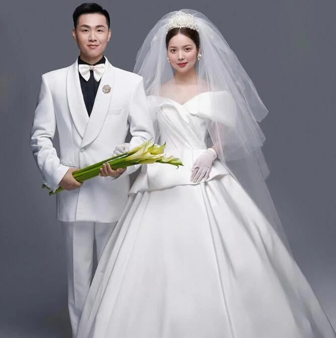 [3日出荷 最安値] カラードレス 結婚式ドレス 可愛い パーティードレス フォトウェディング撮影 きれいめ 高級感 ウェディングドレス ロング 花嫁ドレス お姫様 成人式ドレス 卒業式ドレス 披露宴