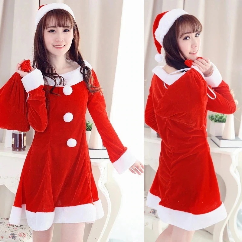 服 赤ずきん デート プレゼント袋付き 服 サンタ 制服クリスマス 25大人気急速発送無料