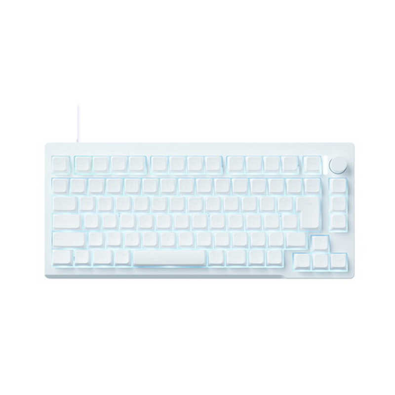 プリンストン　CNCフルアルミケース 75％ 磁気無接点スイッチ搭載 キーボード(ホワイト)　UP-MKGA75MTLC-RT-J/W