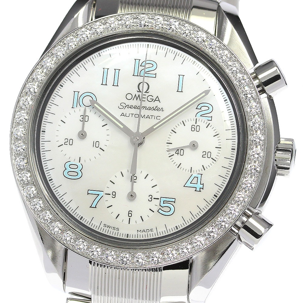 オメガ OMEGA 3515.71 スピードマスター リデュースド ダイヤベゼル 自動巻き メンズ 良品 箱・保証書付き_782936【中古】