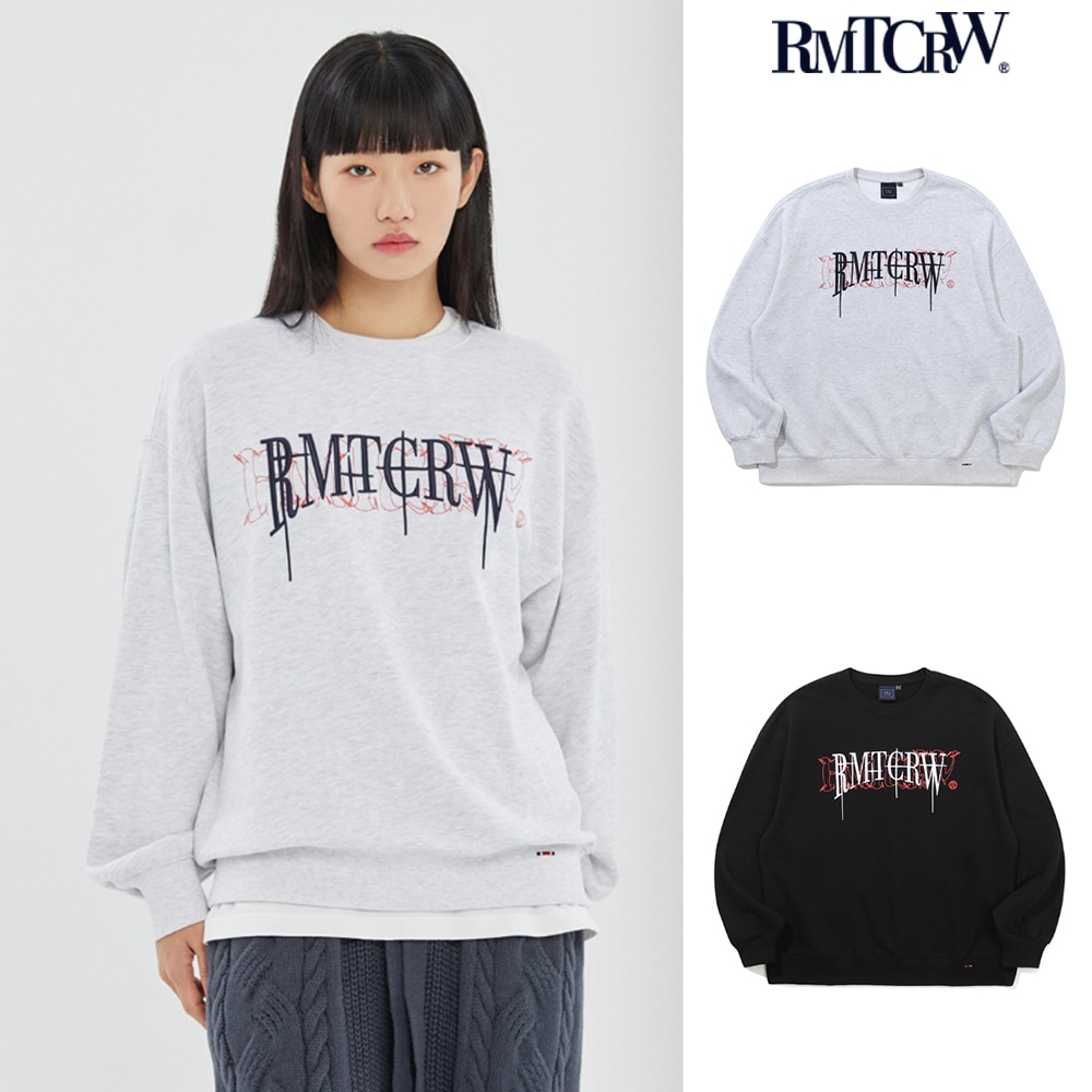 【ROMANTIC CROWN】 VOLUME LOGO CREWNECK