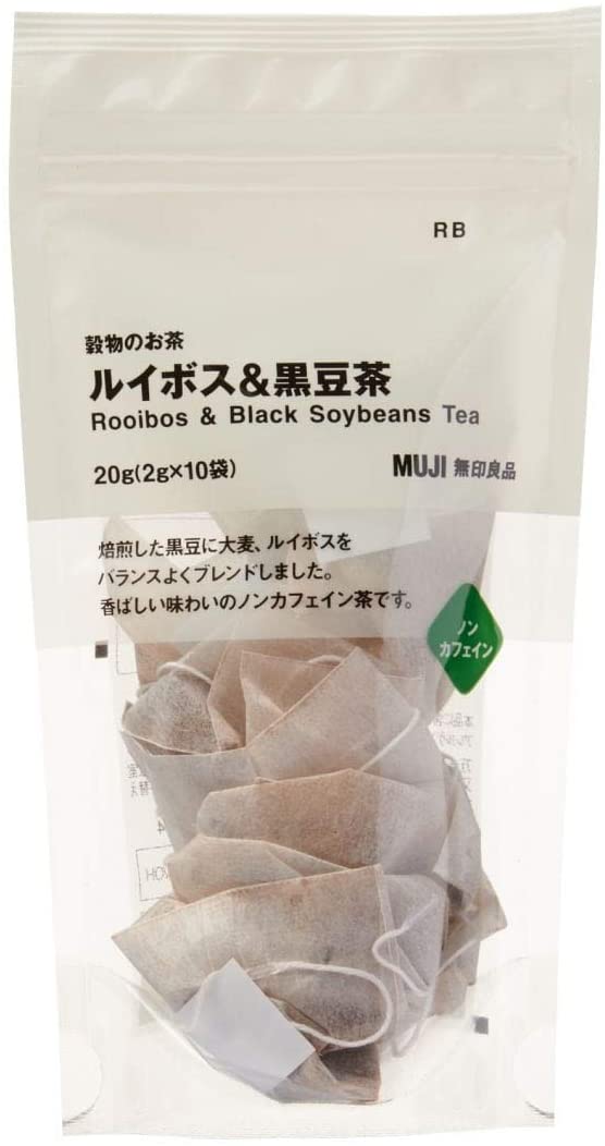 絶品】 無印良品 穀物のお茶 82145182 20g(2g10袋) ルイボス黒豆茶 緑茶 - flaviogimenis.com.br