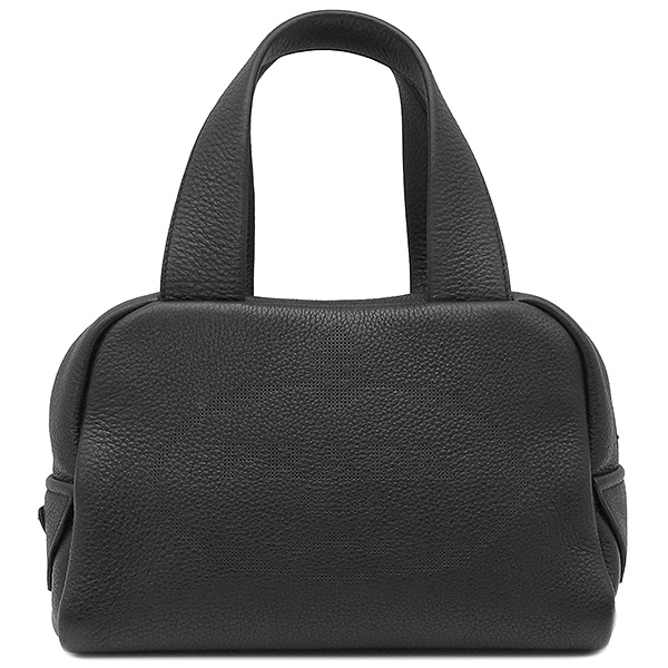 プラダ PRADA 2WAYバッグ トップハンドルバッグ レザー NERO ゴールド金具 三角ロゴ 黒 ショルダーバッグ ハンドバッグ パンチングロゴ 1BB078【中古】