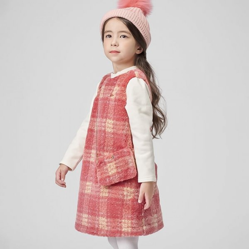 ゲスキッズ チェックワンピース G28KAO040-T