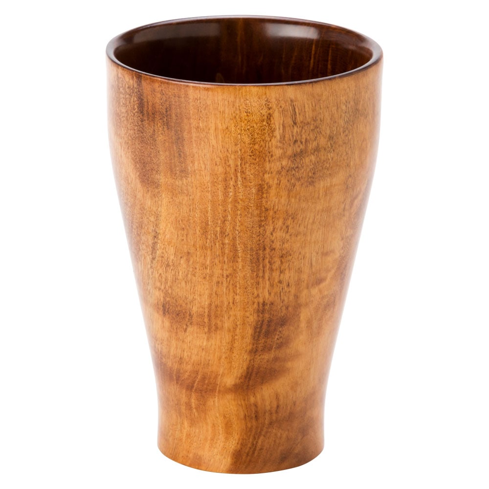 銘木フリーカップ　栃（とち）　京都・美山　銘木工芸　山匠　Wooden free cup Horse chestnut Works of precious wood 8,800円