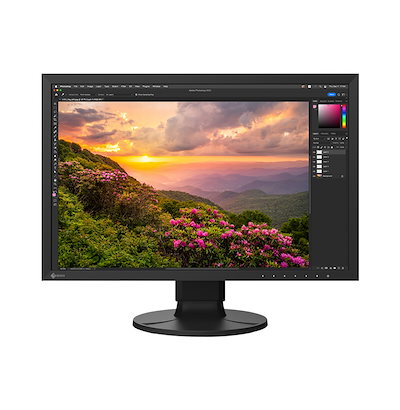 他サイト： EIZO　24.1型液晶モニター ［24.1型 /WUXGA(1920×1200) /ワイド］　CS2400S-BKの商品画像