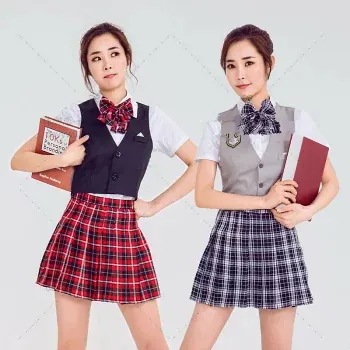 コスプレ 制服 韓国風 女子高生 ブレザーコスチューム 女性 ミニスカート 半袖 スカート ミニスカ プリーツ 可愛いコスプレ レディース かわいい 大人 コスプレ衣装 仮装 コス セットアップ 紺色