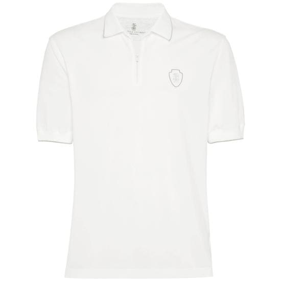 BRUNELLO CUCINELLI Men Polo Shirts MW8641330F CCS47 WHITE