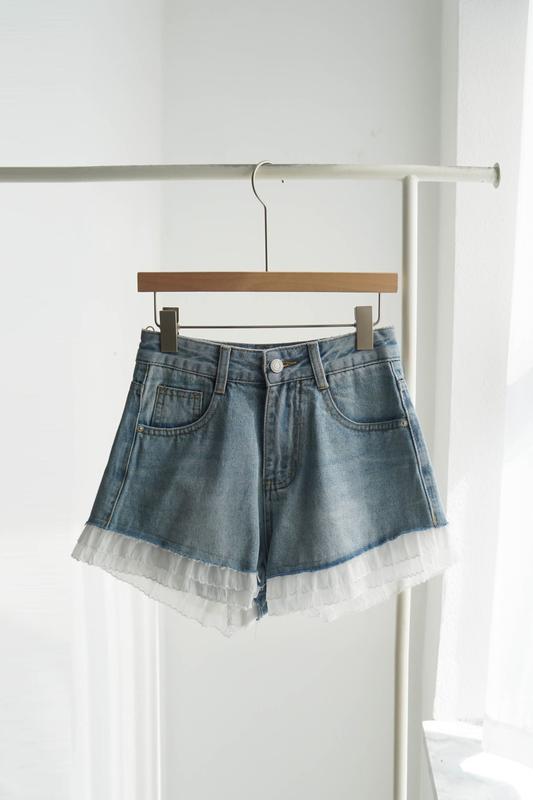 PSブルーデニムショートパンツ