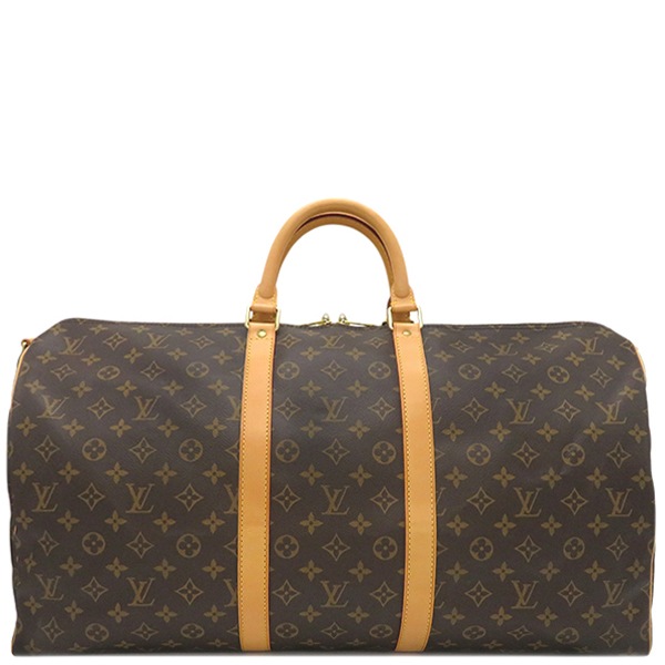 ルイヴィトン LOUIS VUITTON ボストンバッグ キーポル バンドリエール 55 モノグラムキャンバス モノグラム ゴールド金具 茶 鍵・パドロック欠品 M41414 SD0064【中古】