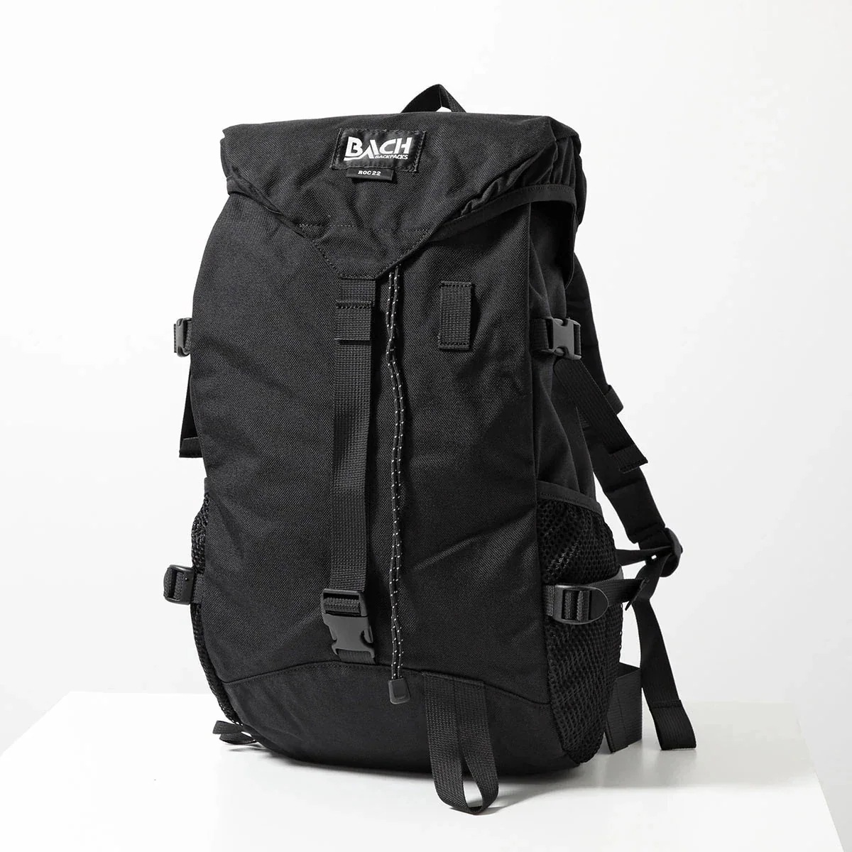 BACH バッハ バックパック ROC 22 122001 メンズ リュック ナイロン バッグ ロゴ 多機能 鞄 black