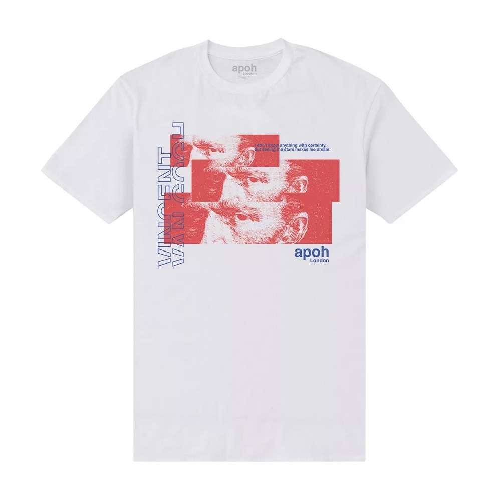 (英国より直送) Apoh ユニセックスアダルトザスターズヴィンセント・ヴァン・ゴッホ T シャツ