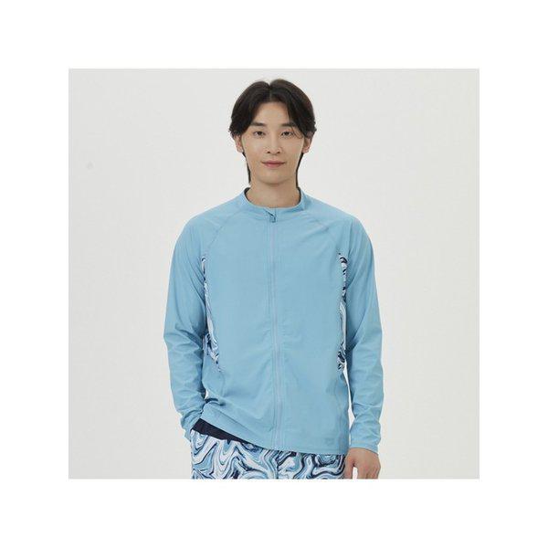 男性ストームレジャージップアップラッシュガード A4BM1PR10MNT