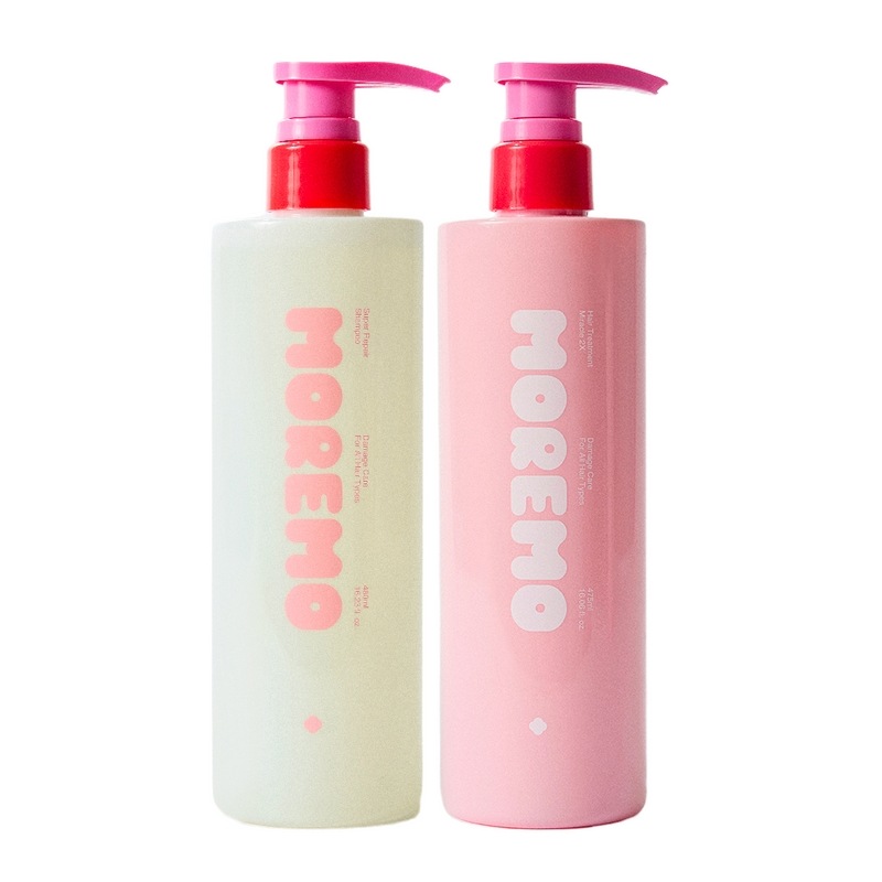 NEW モレモスーパーリペアシャンプー480ml+ミラクル2Xトリートメント480ml 2種セット（トゥエックスシャンプー100ml＆ヘアパック60ml追加プレゼント）