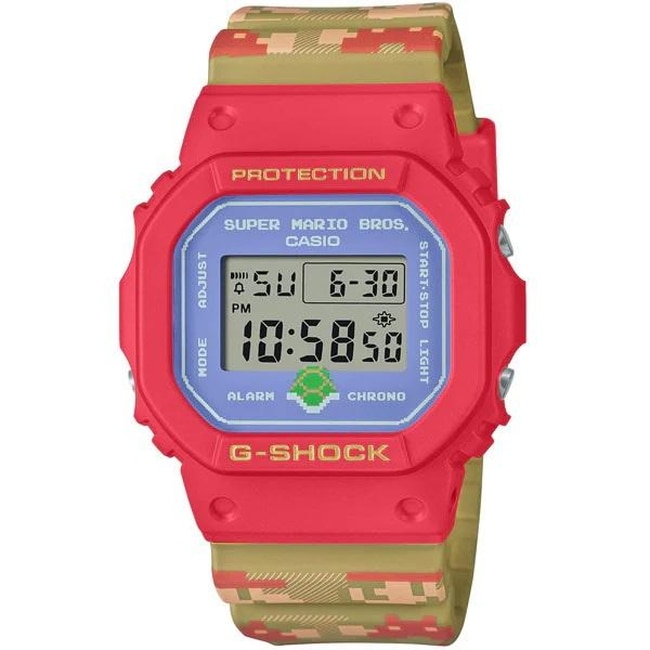 最旬ダウン G-SHOCK GW-M5610 系専用【ステンレスワイヤーバンパー赤 ボロい 時計