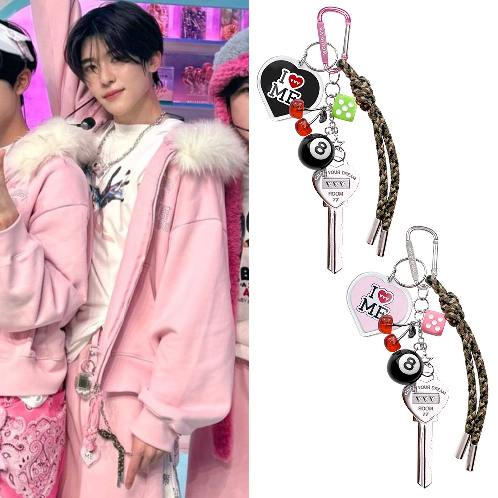 ラブミー ロゴ 鍵 ダイス キーリング