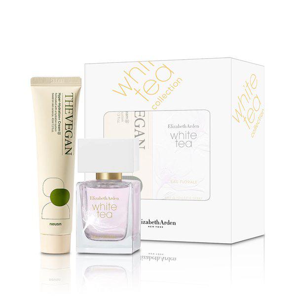 ホワイトティー オー フローラル EDT 30ml+ルーズン ザビーガン 超保湿クリーム 40ml 2種セット